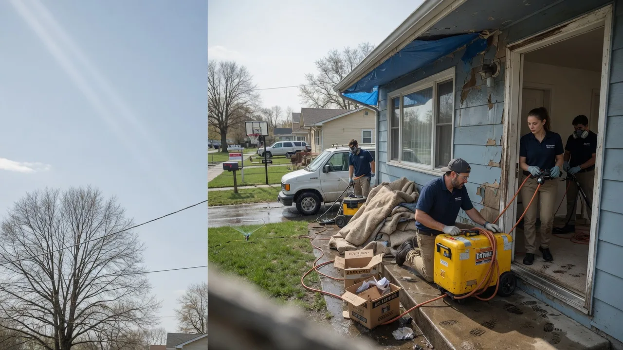 Basement Flood Cleanup in Blanchardville, WI near me